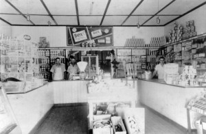 site 17 p1082 cookes store interior 1953